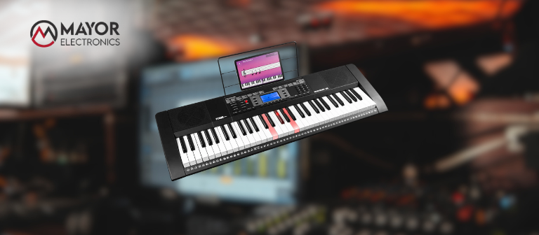 MAX Rhapsody61L: teclado con teclas iluminadas y conexión MIDI, ideal para empezar o producir