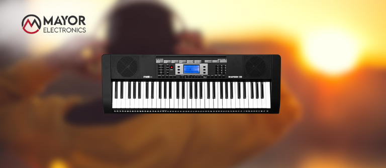 MAX Rhapsody61M: teclado con 61 teclas sensibles al tacto, MIDI y reproductor MP3