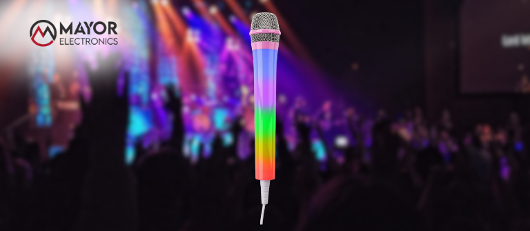 Fenton KMD55P: El micrófono de karaoke con luces LED para brillar en cada fiesta