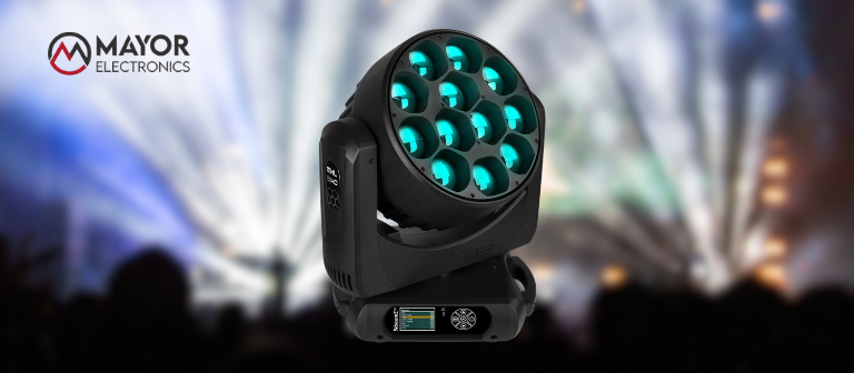 beamZ MHL1240: cabeza móvil wash RGBW de 40W con zoom motorizado y control DMX/RDM