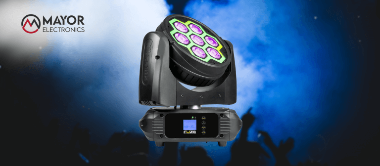 BeamZ Fuze712: Cabeza Móvil Wash con 7x12W RGBW y efecto LED SMD Neon
