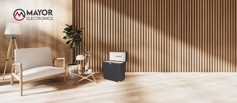 Audizio RC32 Negro: Maletín para Vinilos con Estilo Profesional y Máxima Protección