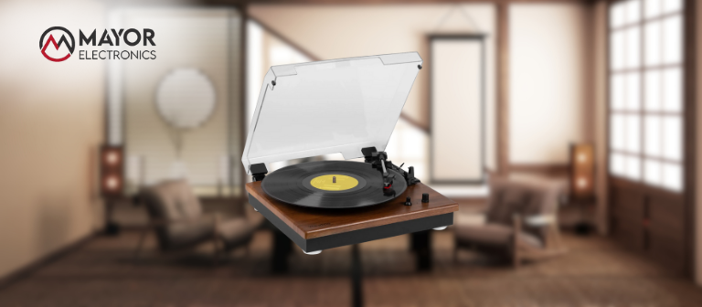 Audizio RP112L: 6 razones para disfrutar del vinilo con diseño en madera clara y conectividad total