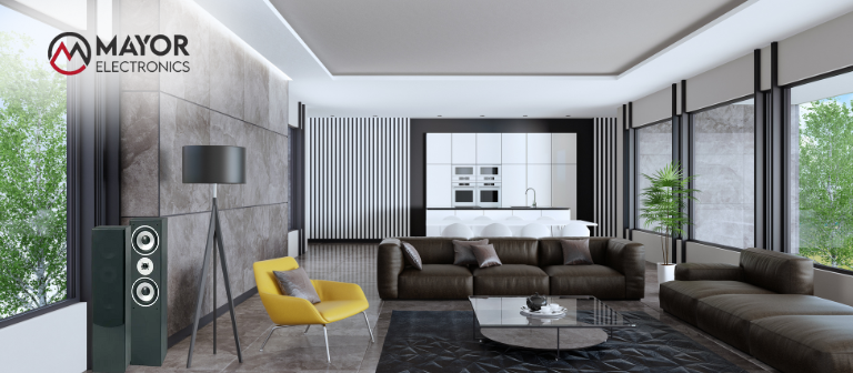 Fenton SHFT60B: Altavoces de Torre Pasivos con Sonido Envolvente y Estilo Moderno