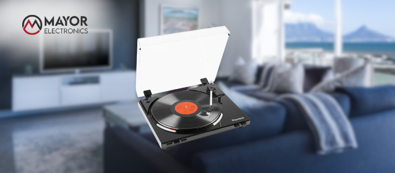 Audizio RP310: Giradiscos HiFi con grabación MP3 y diseño moderno en negro