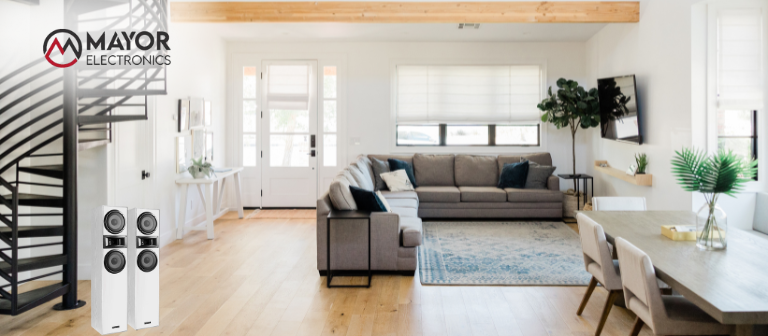 Fenton SHF700W: Altavoces de Torre Pasivos con Estética Blanca y Sonido Profesional