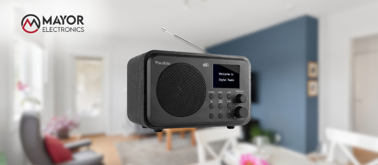 Audizio Milan DAB radio con batería negro: libertad inalámbrica y diseño elegante