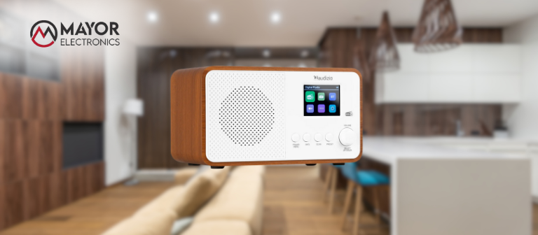 Audizio Avio: la radio DAB+ blanca con diseño moderno y conectividad total