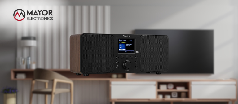 Audizio Genoa: radio DAB+ y despertador con diseño elegante y funciones modernas