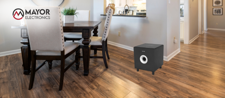 Fenton SHFS08B: Subwoofer Activo Compacto de 8” para Sonido Profundo y Potente