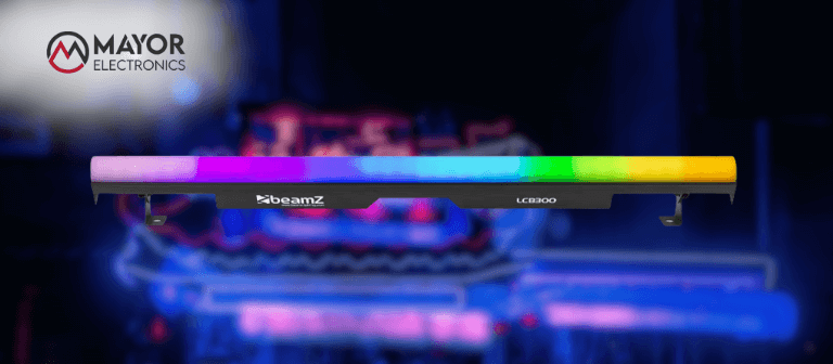BeamZ LCB300: Barra LED RGBW 36x3W con DMX y 12 secciones para espectáculos profesionales