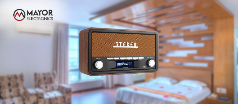 Audizio Foggia: radio portátil DAB+ estilo retro en color cobre