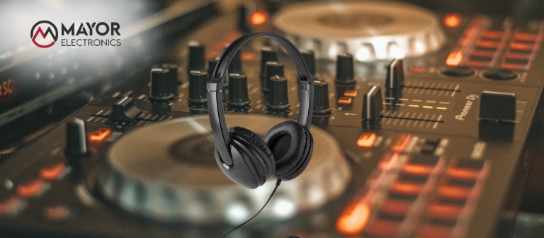Vonyx VH100: Auriculares Cerrados y Ligeros para Estudio, Práctica y Entretenimiento