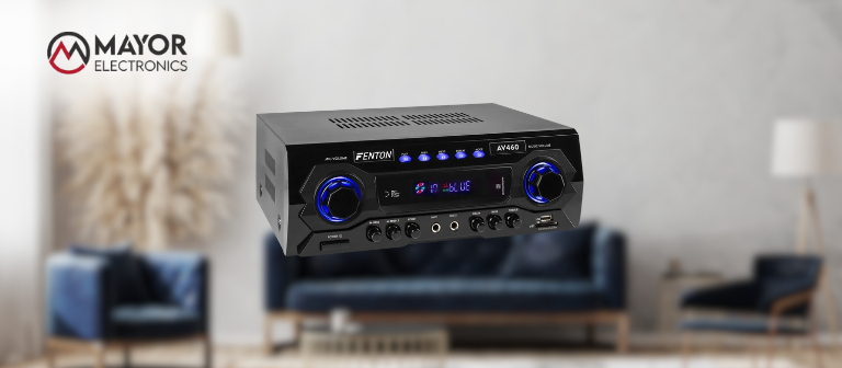 Fenton AV460: amplificador HiFi potente con funciones multimedia y karaoke