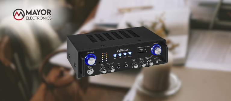Fenton AV100BT: amplificador HiFi compacto con conectividad Bluetooth
