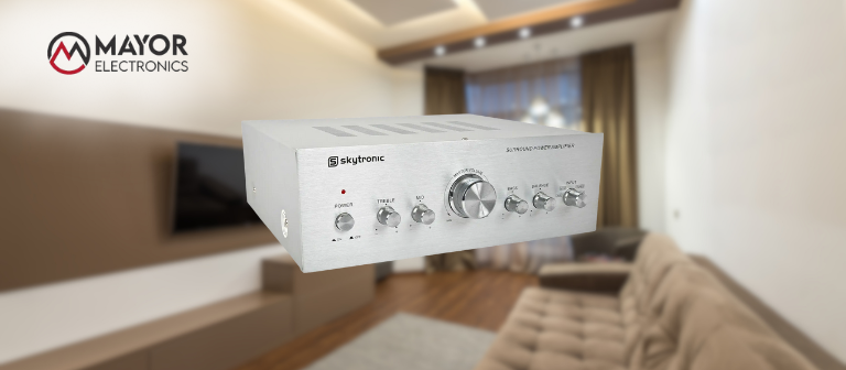 Skytronic AV400: amplificador estéreo HiFi con estilo clásico y conectividad moderna