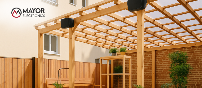 Altavoces para pérgola: 6 claves para disfrutar de la música en tu jardín