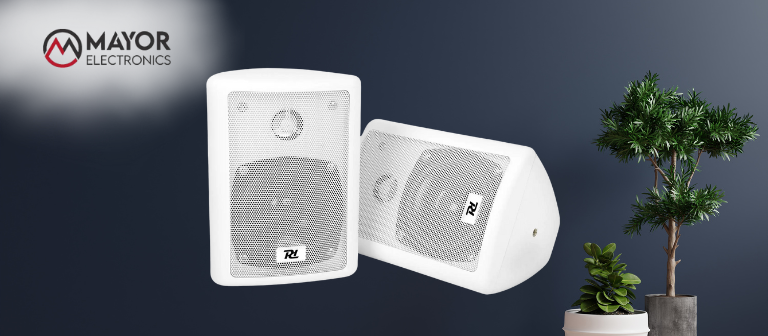 Power Dynamics ODS40W: Sonido Profesional con Estilo en Color Blanco para Interiores y Exteriores