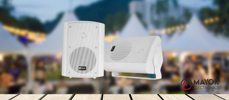 Skytec ODS50W: Altavoces Blancos de Alta Potencia para Interiores y Exteriores
