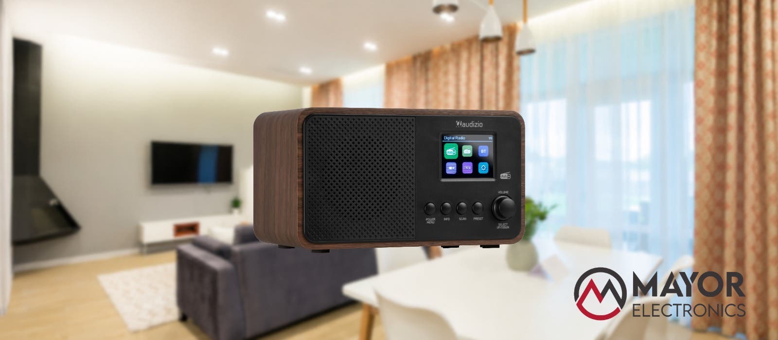 Audizio Avio: una radio DAB+ en acabado madera que combina calidez y funcionalidad