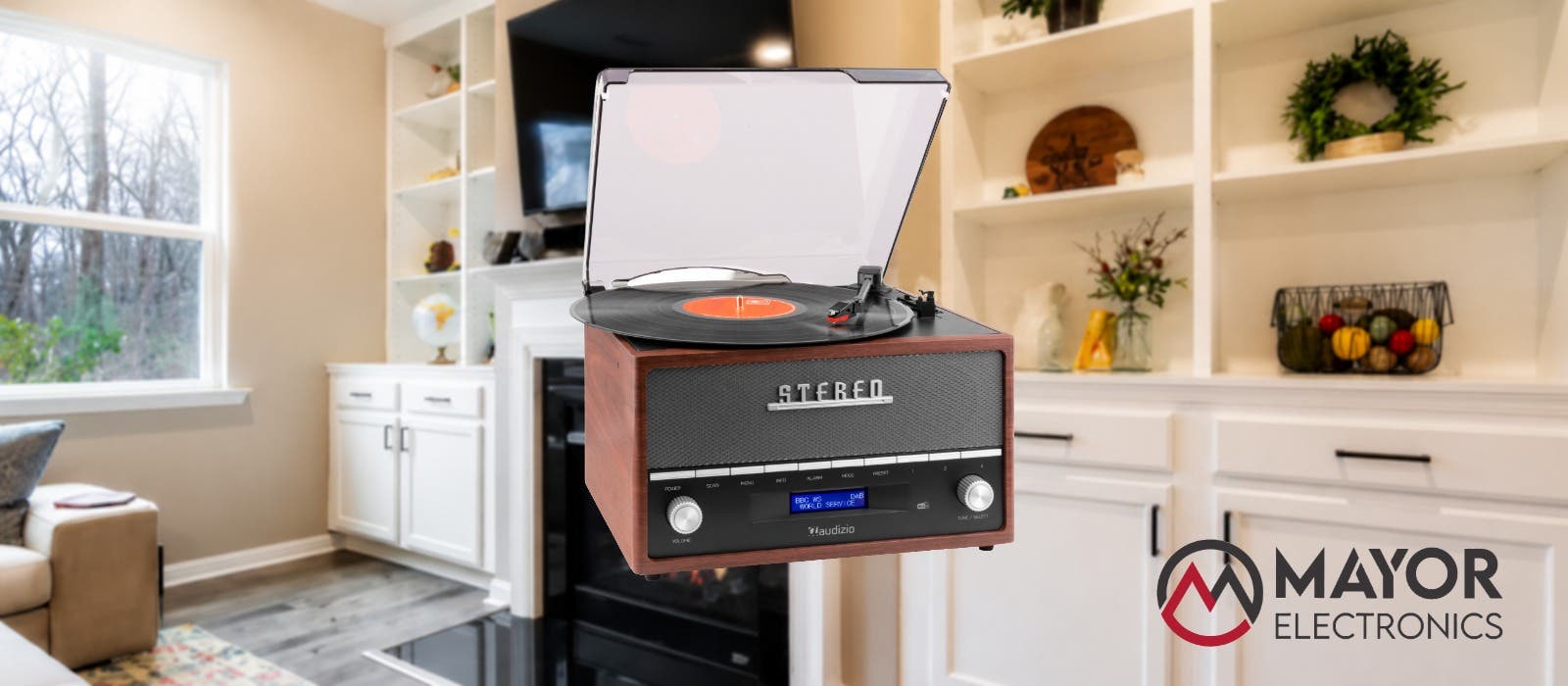Audizio Frisco: el tocadiscos con radio DAB+ y USB que une lo retro y lo digital