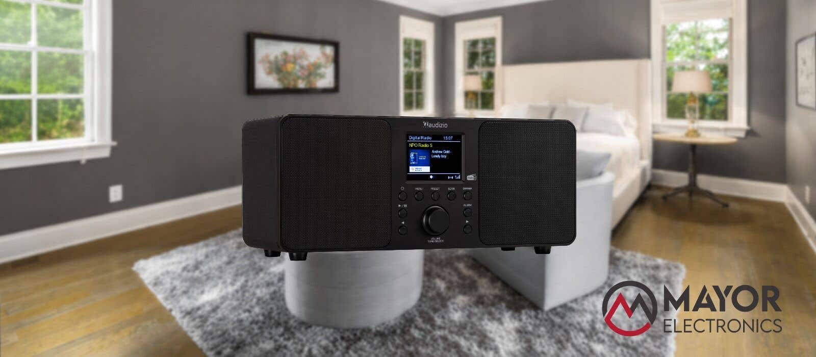 Audizio Genua: La radio DAB+ con Bluetooth y despertador perfecta para tu mesita de noche