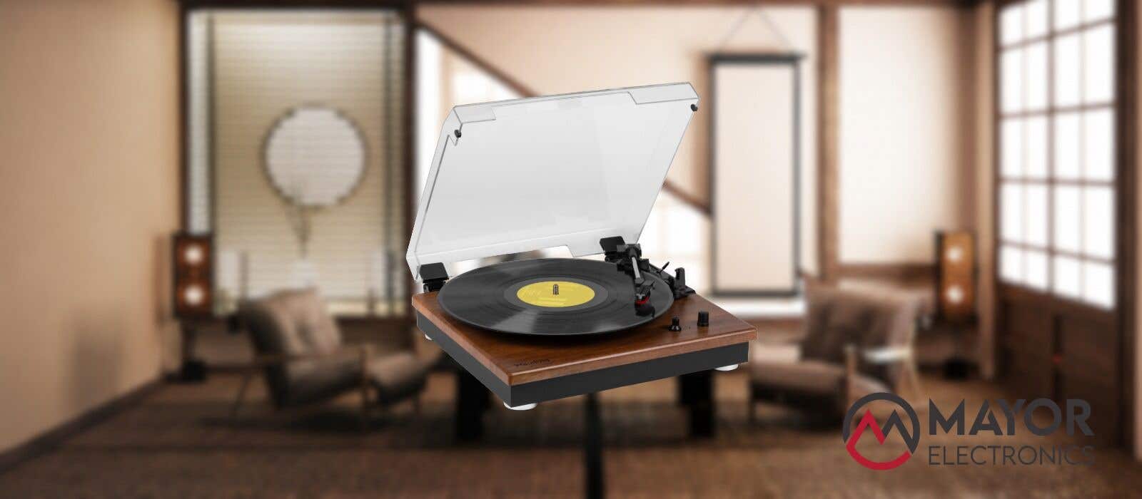 Audizio RP112L: 6 razones para disfrutar del vinilo con diseño en madera clara y conectividad total