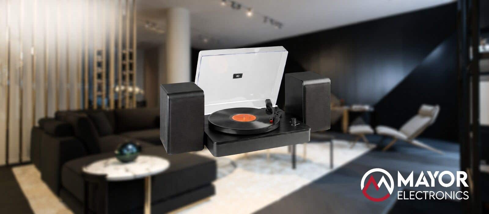 Audizio RP330: el tocadiscos con altavoces que combina lo clásico y lo moderno