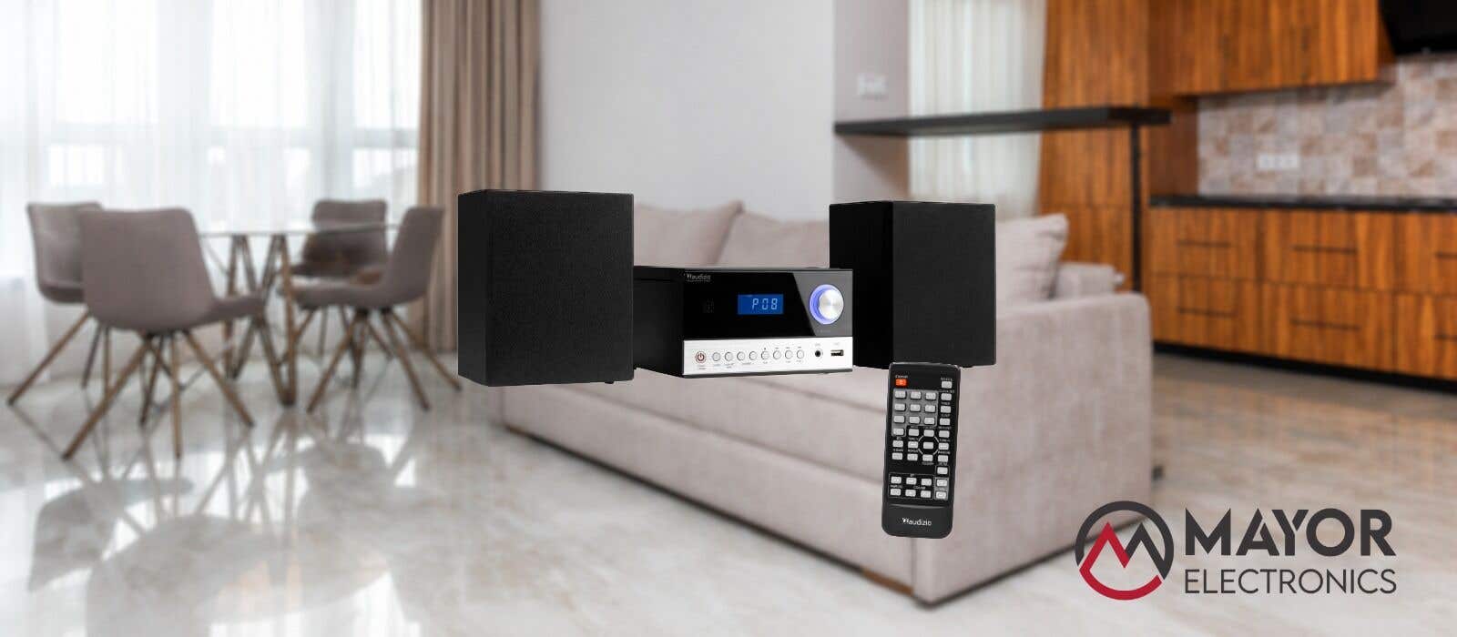 Audizio Toulon: sistema micro HiFi con diseño elegante y sonido potente