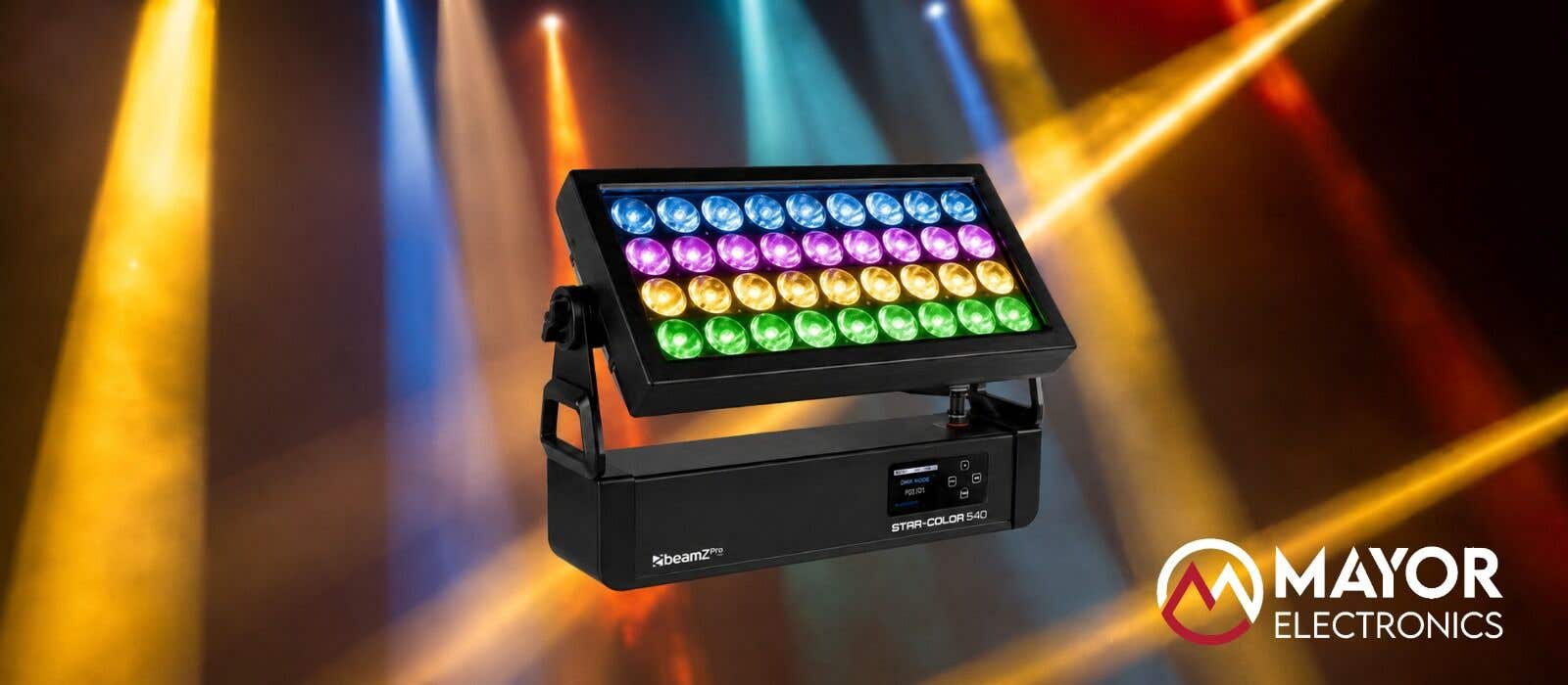 BeamZ Pro StarColor540: Wash LED IP65 21° para iluminación arquitectónica y eventos profesionales
