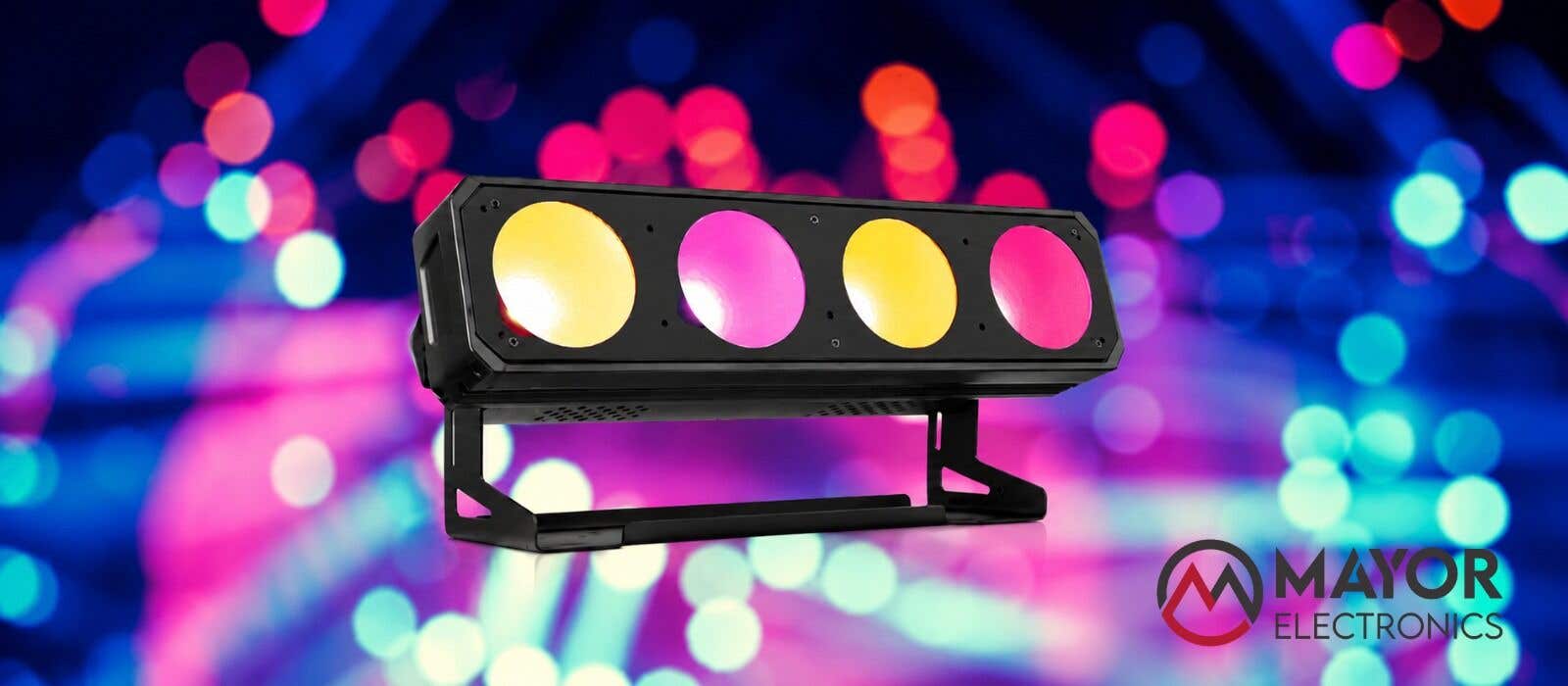 BeamZ Professional LUCID 2.4: Barra LED RGBW COB 4x30W con control de píxeles y DMX