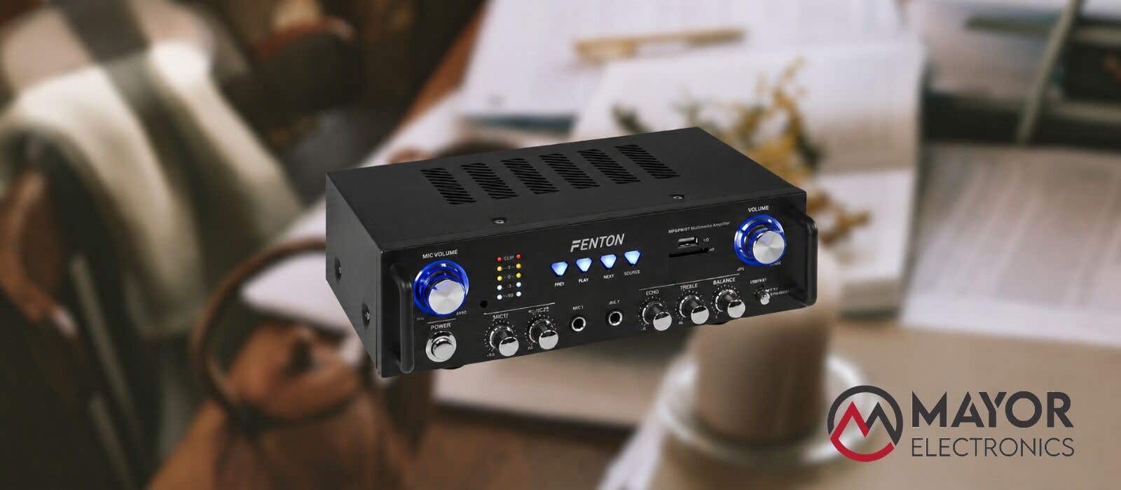 Fenton AV100BT: amplificador HiFi compacto con conectividad Bluetooth