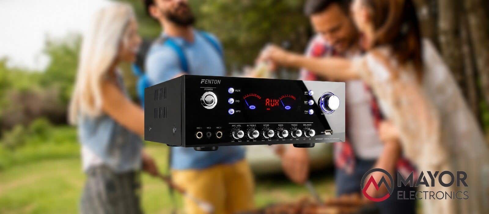 Fenton AV120FM-BT: conectividad total y potencia HiFi para tu sistema de audio