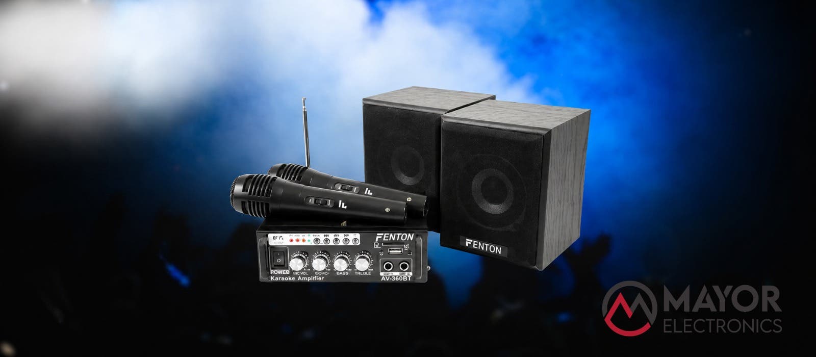 Fenton AV380BT: sistema de sonido con amplificador, altavoces y Bluetooth