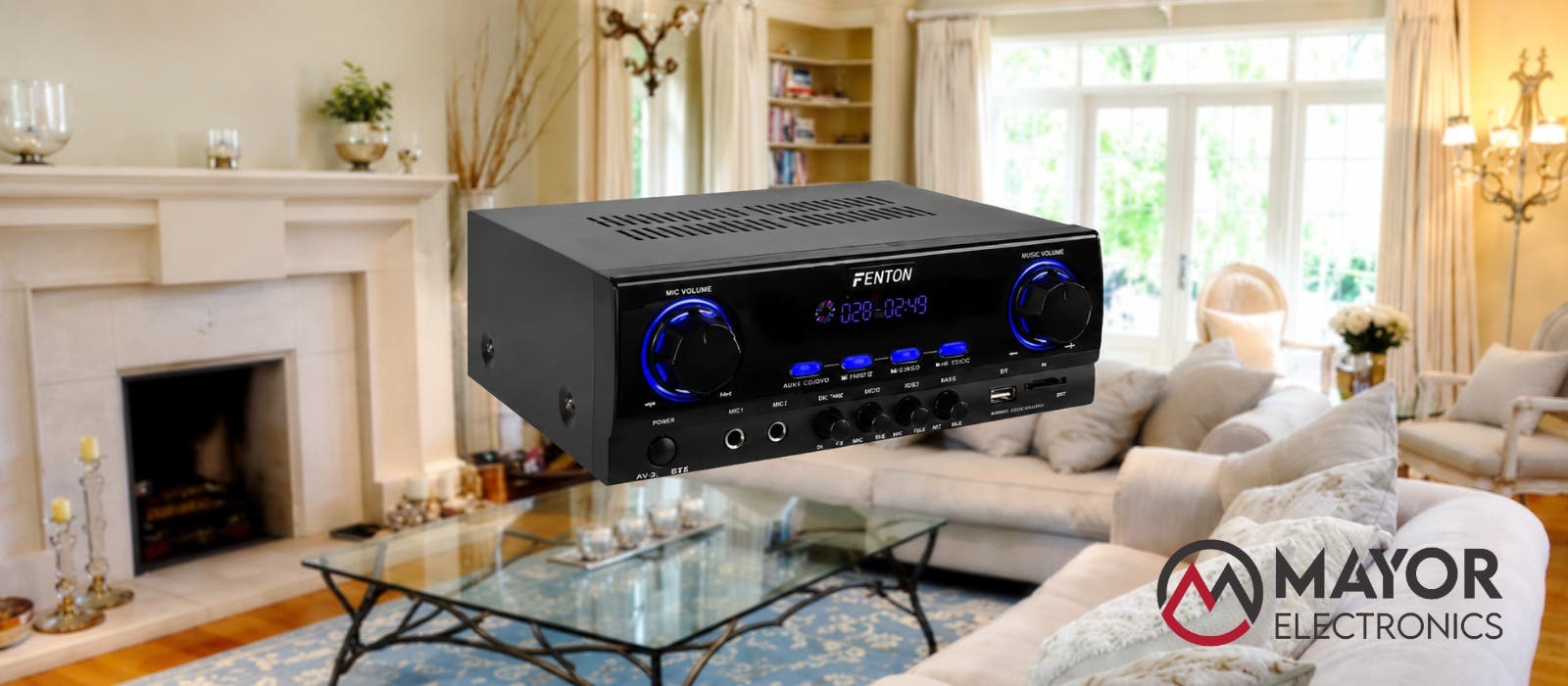 Fenton AV440: amplificador karaoke multimedia con Bluetooth y efectos vocales
