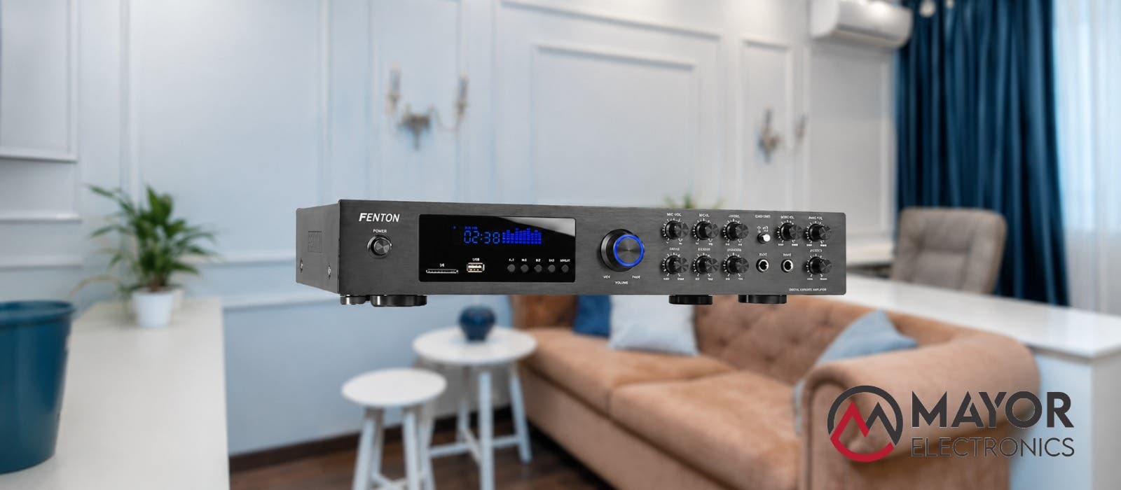 Fenton AV550BT: potencia envolvente 5.1 con Bluetooth y MP3 para cine en casa