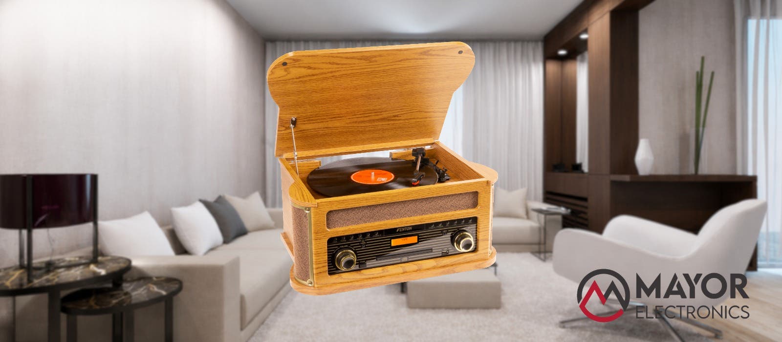 Fenton Memphis: el tocadiscos retro más completo para disfrutar de toda tu música