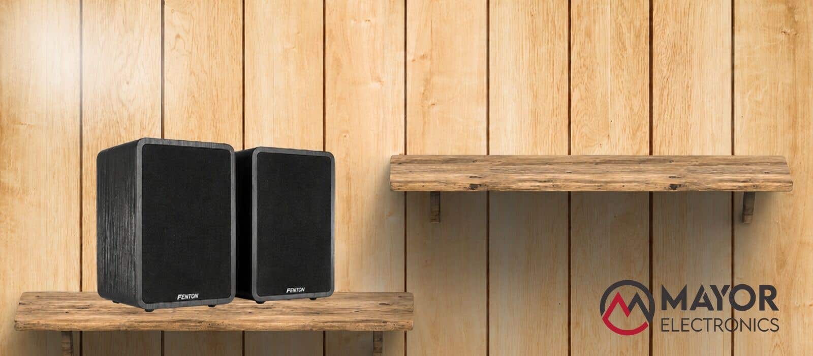 Fenton SHFB65: Altavoces Pasivos de Estantería con Graves Potentes y Diseño Versátil
