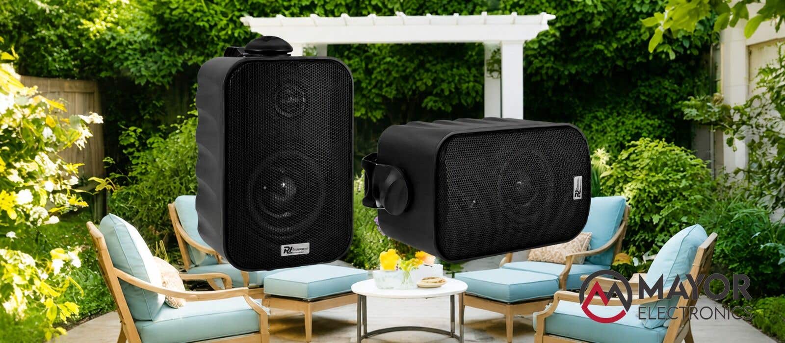 Power Dynamics BG030: Altavoces Compactos y Resistentes para Interior y Exterior