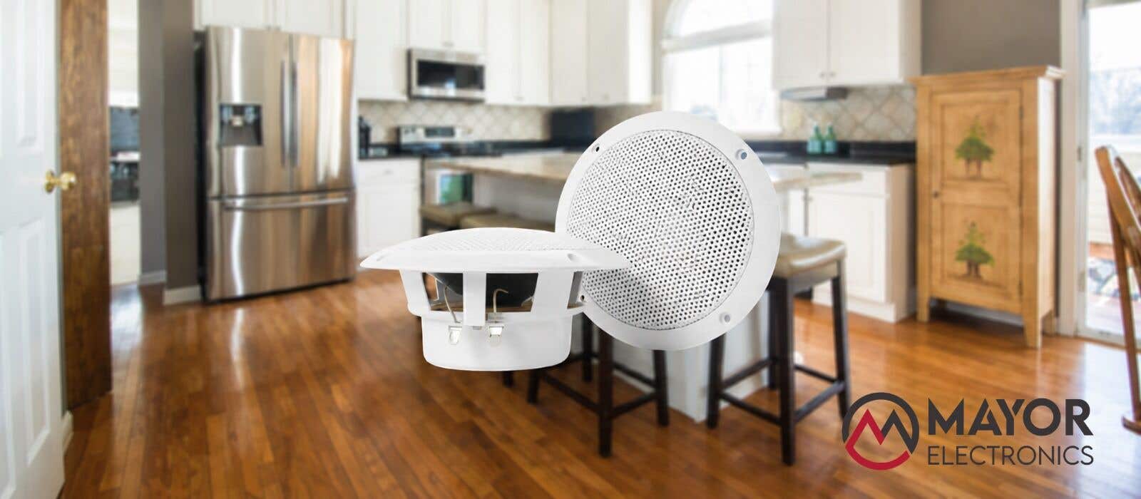 Power Dynamics MS40: Set de altavoces impermeables para interiores y exteriores