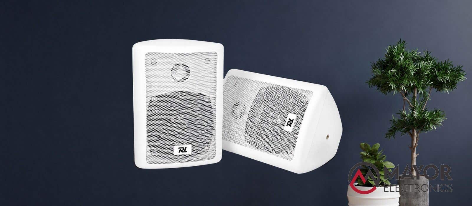 Power Dynamics ODS40W: Sonido Profesional con Estilo en Color Blanco para Interiores y Exteriores