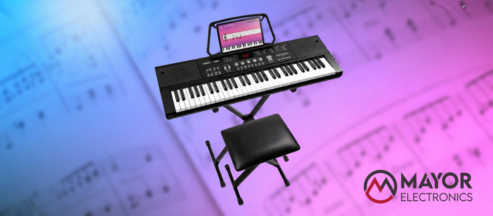 Set completo MAX KB15: El teclado electrónico ideal para empezar en la música