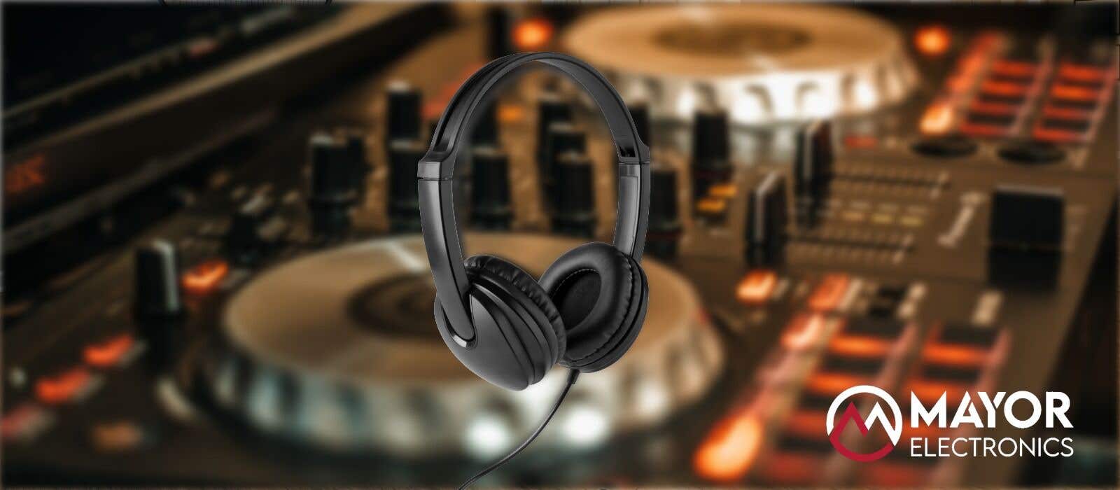 Vonyx VH100: Auriculares Cerrados y Ligeros para Estudio, Práctica y Entretenimiento