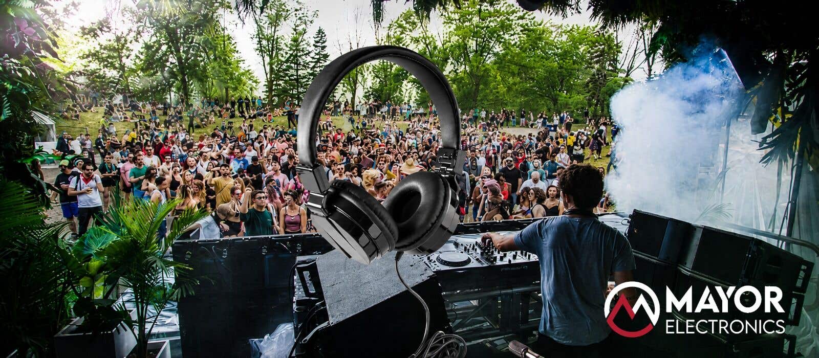 Vonyx VH120: Auriculares Cerrados de Diadema para Estudiar, Practicar o Disfrutar de Tu Música