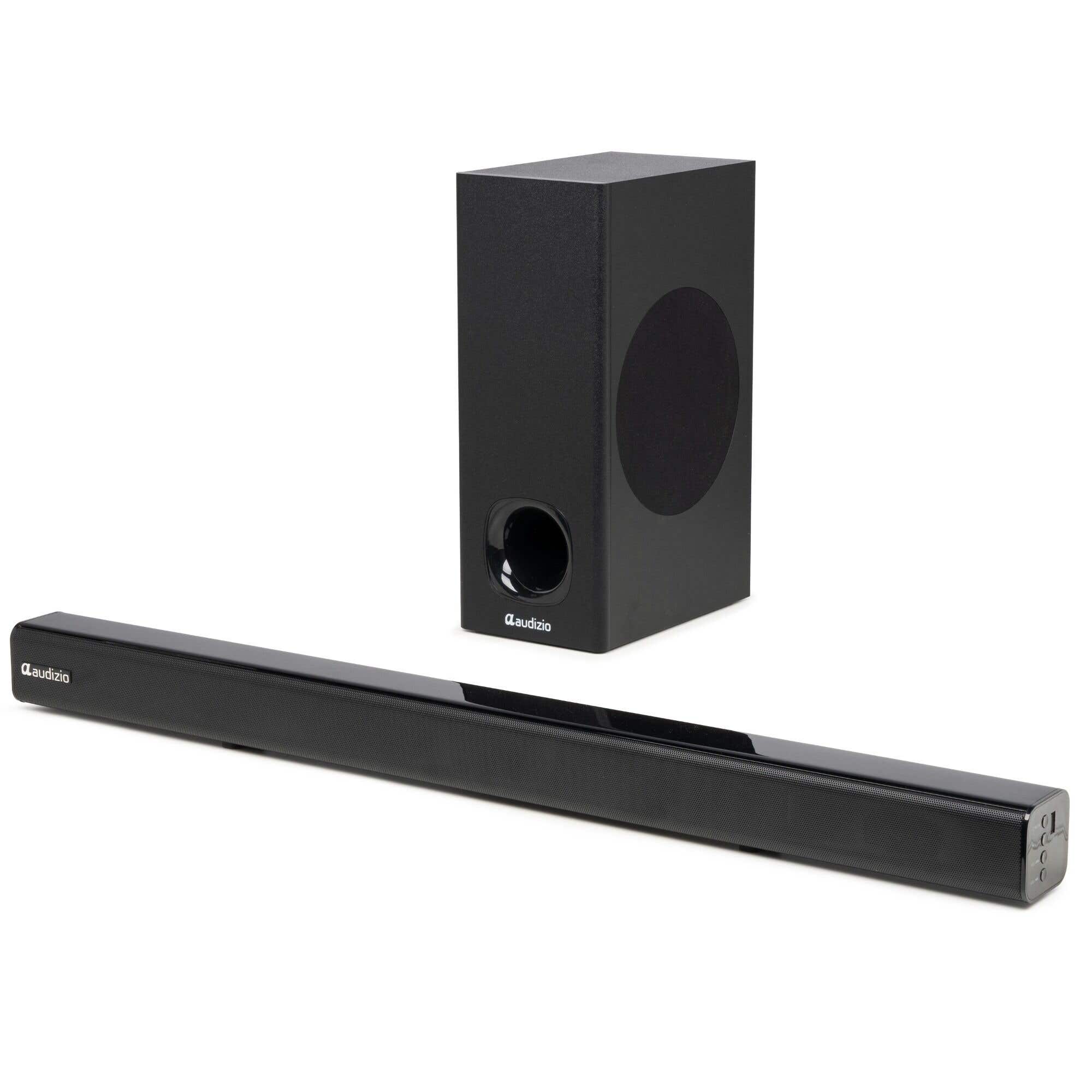 Audizio SB82S barra de sonido 120W con subwoofer externo, HDMI ARC y Bluetooth 5.3, color negro
