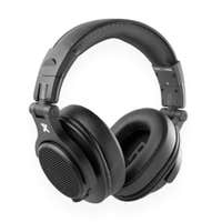 Vonyx HDX120WBK – auriculares bluetooth DJ inalámbricos con BT 5.3, dual ports 3,5/6,3 mm y batería 75h, color negro