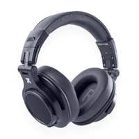 Vonyx HDX120BL – auriculares DJ con drivers 40 mm, conexión 3,5/6,3 mm y bolsa transporte, color azul oscuro