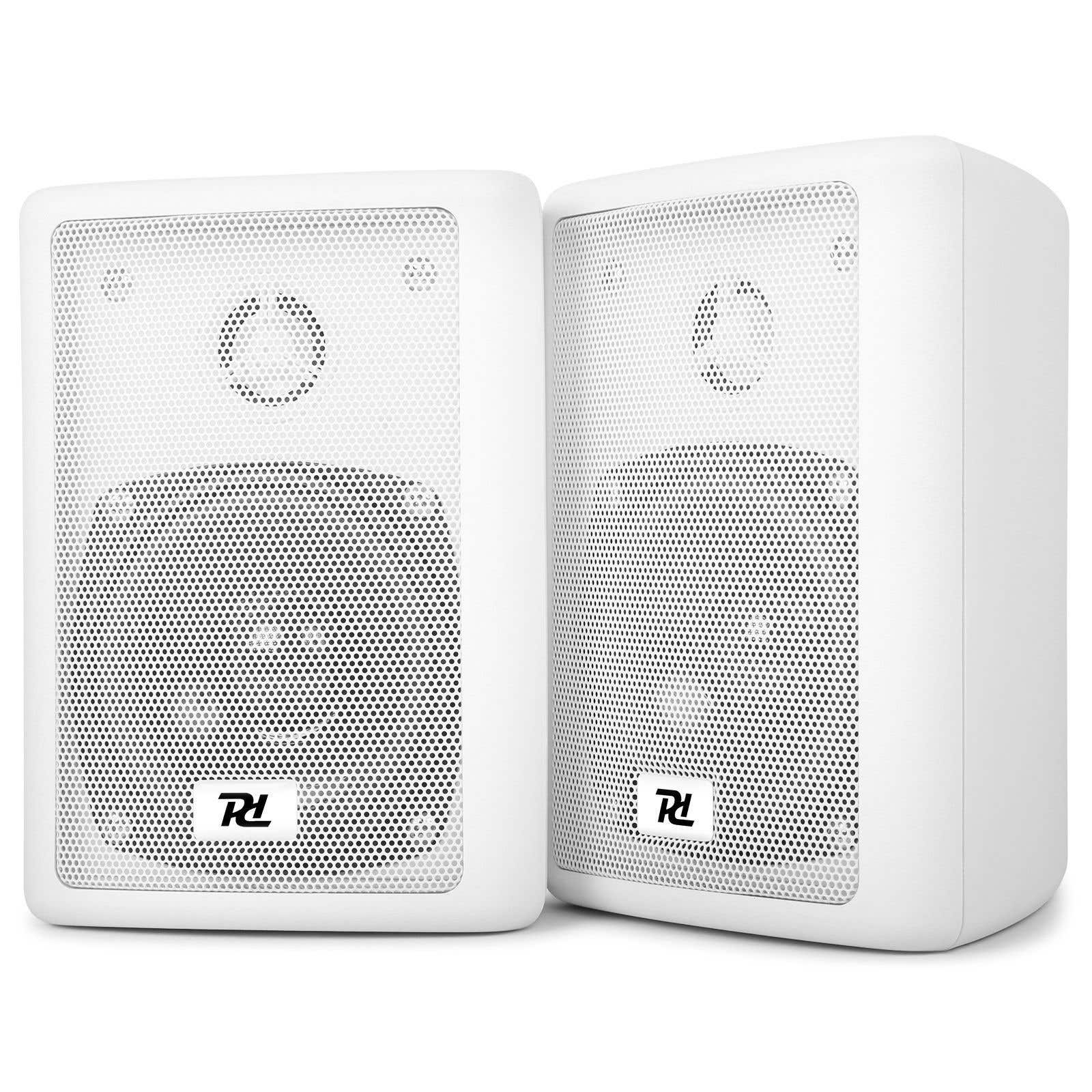 Power Dynamics ODS40W Conjunto de altavoces estereo, 2-vias, 75W max, Blanco - Pareja