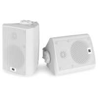 Skytec ODS50W Conjunto de altavoces stereo, 2-vias, 100W max, Blanco - Pareja
