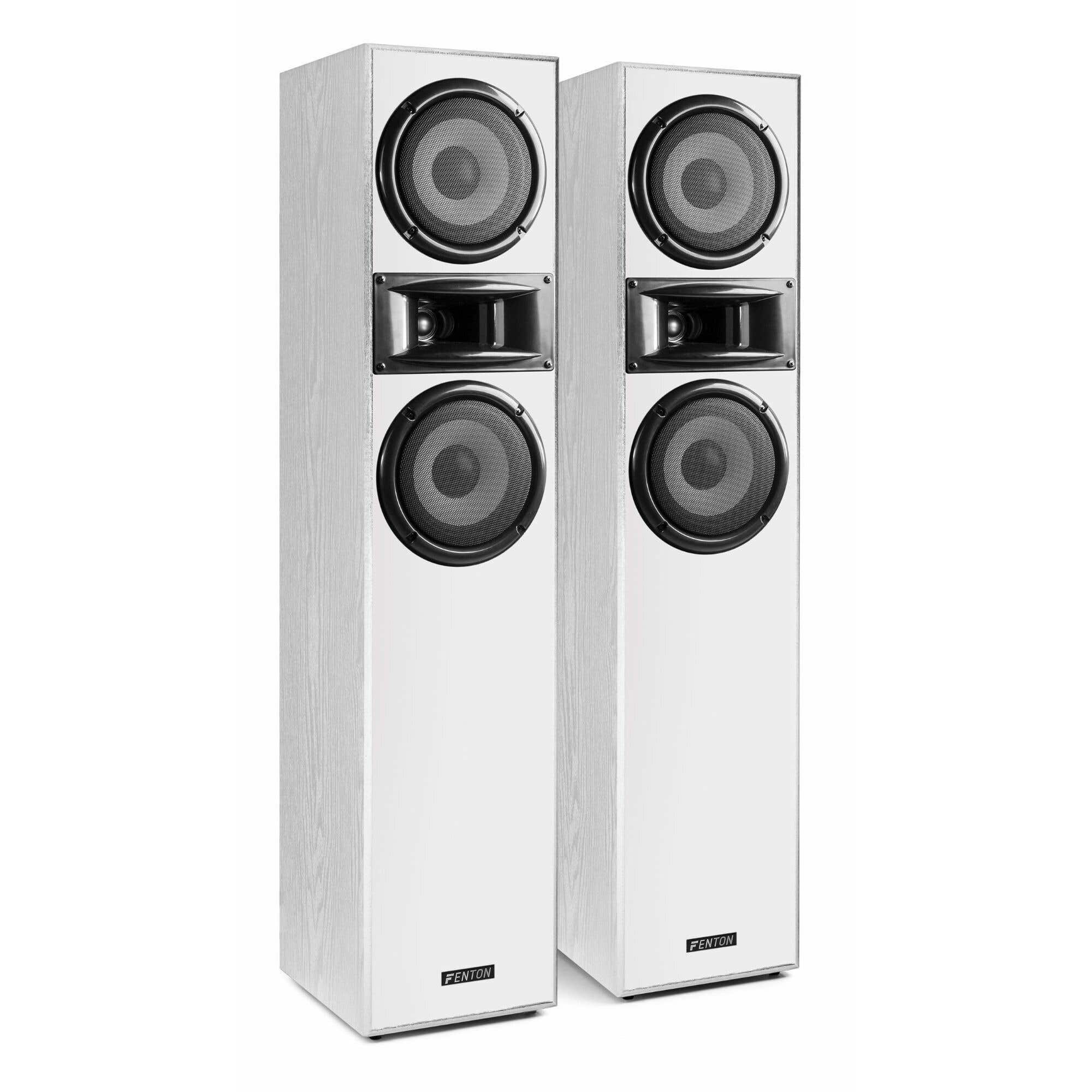 Fenton SHF700W Bafle de torre Set 2x 6.5” Blanco